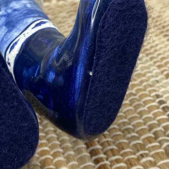 Limited Edition '97 Potting Shed Dedham Pottery Santa and Toys Ceramic Figurine - Picture 15 of 15